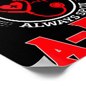 Dont Lie To A Cardiologist St A-fib Funny Cardiolo Poster (Ecke)