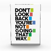 Don't look back fotoblock (Vorderseite)
