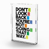 Don't look back fotoblock (Rechts)