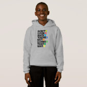 Don't look back hoodie (Vorne ganz)