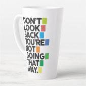 Don't look back milchtasse (Linke Ecke)