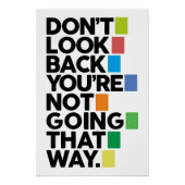 Don't look back poster (Vorderseite)