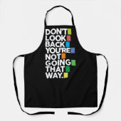 Don't look back schürze (Vorderseite)