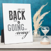 Don't look back, You're not going that way. Fotoplatte (Seite)
