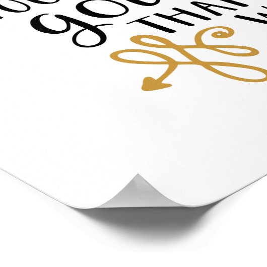 Don't look back you're not going that way poster (Ecke)