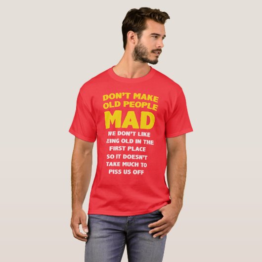 DONT MACHEN ALTE LEUTE ZUM Mädchen T-Shirt (Vorne ganz)