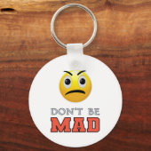 DON'T MAD Funny Emoji Face Schlüsselanhänger (Vorderseite)