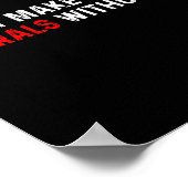 Don't Make Fun Of Liberals Without Me Funny (2 Sid Poster (Ecke)