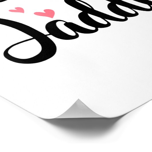 Don't Make Me Act Like My Daddy  Poster (Ecke)