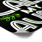 Don't Make Me Call My Auntie Kids Funny Newphew Ni Poster (Ecke)