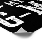 Don't Make Me Call My G-ma Grandma Funny Granhild  Poster (Ecke)