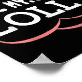 Dont Make Me Call My Lolly Grandma Funny Grandkids Poster (Ecke)