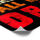 Don't Make Me Call My Oba Aunt Funny Nephew Niece Poster (Ecke)