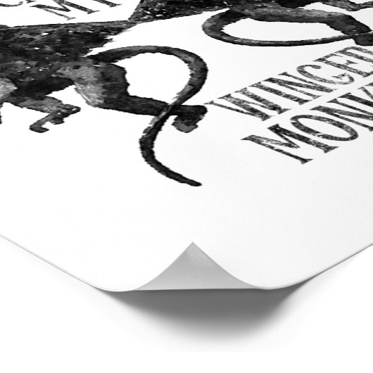 Dont Make Me Call My Winged Monkeys  Poster (Ecke)