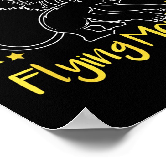 Don't Make Me Get My Flying Monkeys  Poster (Ecke)