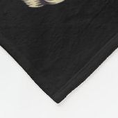 Don't Make Me Go All Voodoo On You Skeleton Mardi  Fleecedecke (Ecke)