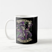 Don't Make Me Go All Voodoo On You Skeleton Mardi Kaffeetasse (Links)