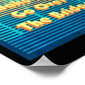 Dont Make Me Go Over The Bridge Island Barrier Is  Poster (Ecke)