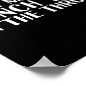 Don't Make Me Punch You In The Throa Funny Poster (Ecke)