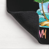 Dont Make Me Put My Foot Down Flamingo Summer Funn Mousepad (Ecke)