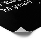 Don't Make Me Repeat Myself Funny Saying History L Poster (Ecke)