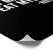 Dont Make Me Repeat Myself History School Teacher Poster (Ecke)