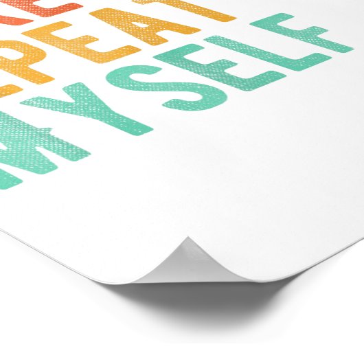 Don't Make Me Repeat Myself History Teacher Histor Poster (Ecke)