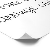 Dont Make Me Take My Earrings Off  Poster (Ecke)