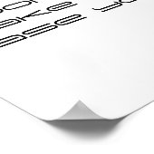 Dont Make Me Tase You Poster (Ecke)