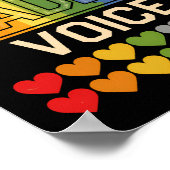 Dont Make Me Use Daddy Voice Gay Rainbow Pride  Poster (Ecke)