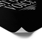 Don't Make Me Use My Coast Guard Voice Funny Coast Poster (Ecke)