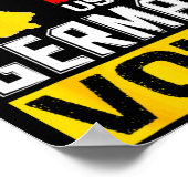 Dont Make Me Use My German Voice Germany Deutsc _1 Poster (Ecke)