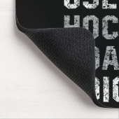 Don't Make Me Use My Hockey Coach Voice Shirt Sarc Mousepad (Ecke)