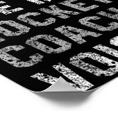 Don't Make Me Use My Hockey Coach Voice Shirt Sarc Poster (Ecke)