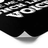 Dont Make Me Use My Lunch Lady Voice Funny Mothers Poster (Ecke)