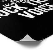 Don't Make Me Use My Mock Trial Voice Lawyer  Poster (Ecke)