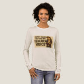 Don't Make me use my teacher voice Tri-Blend Shirt (Volle Vorderseite)