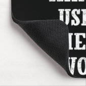 Dont Make Me Use My Theatre Voice Theater Directo  Mousepad (Ecke)