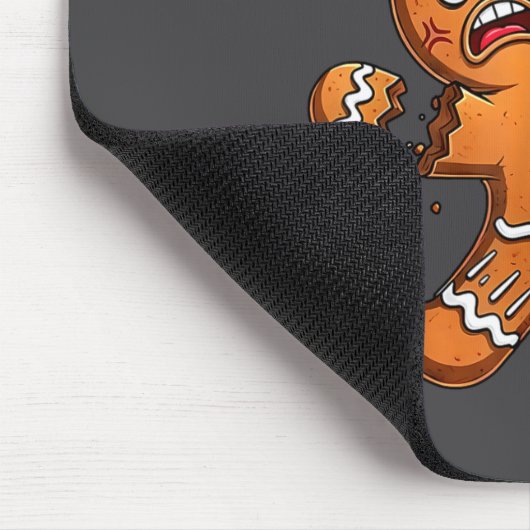 Don't Make This Ginger Snap Baker Gingerbread Chri Mousepad (Ecke)