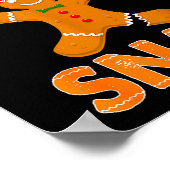 Don't Make This Ginger Snap Funny Joke Cookie Bake Poster (Ecke)