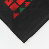 Don't Make This Ginger Snap Redhead Ugly Christmas Fleecedecke (Ecke)