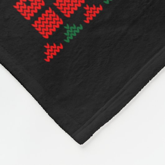 Don't Make This Ginger Snap Redhead Ugly Christmas Fleecedecke (Ecke)