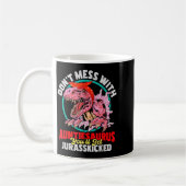 Don't Mess With Auntiesaurus - Aunty Auntie Gender Kaffeetasse (Links)