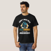 Don't Mess With Dadasaurus You'll Get Jurasskicked T-Shirt (Vorne ganz)