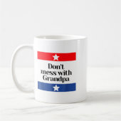 Don't Mess With Grandpa Texas Dad Granddad Grandfa Kaffeetasse (Links)