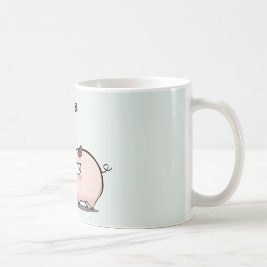 Don't mess with he pig kaffeetasse (Rechts)