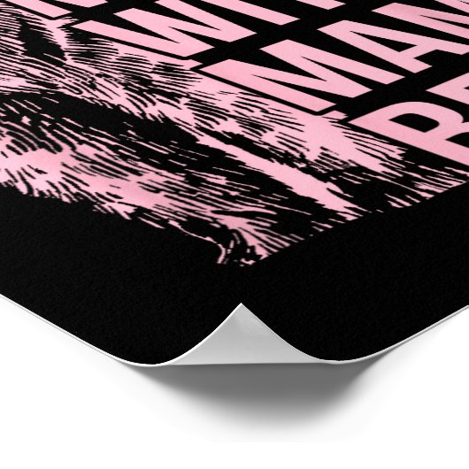 Don't Mess With Mama Bear  Poster (Ecke)