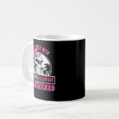 Don't mess with Mamasaurus you'll Get Jurasskicked Kaffeetasse (Vorderseite Links)