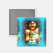 Don't mess with my coffee magnet (Vorderseite/Rückseite)