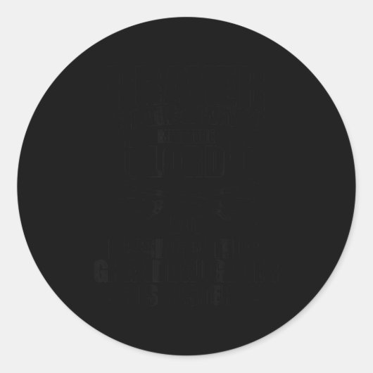 Don't Mess With My Granddaughter Gun Funny For Pap Runder Aufkleber (Vorderseite)